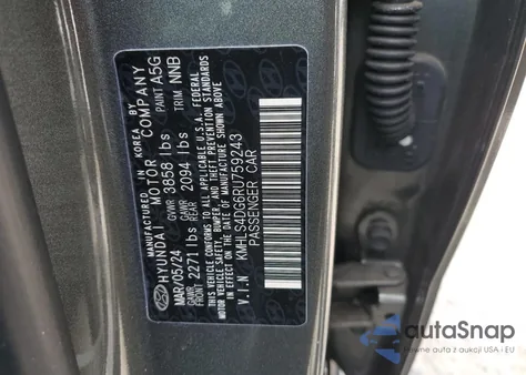 2024 Hyundai Elantra Sel from USA, damaged, VIN KMHLS4DG6RU759243